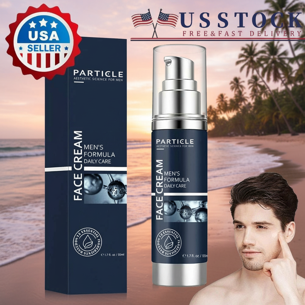 Particle Face Cream For Men 6-In-1 Anti Aging Cream Fights Eye Bags Dark Spots
