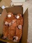 26” large PUNCH monkey Djungelskog Brown Orangutan Gorilla Ape Shaggy Plush