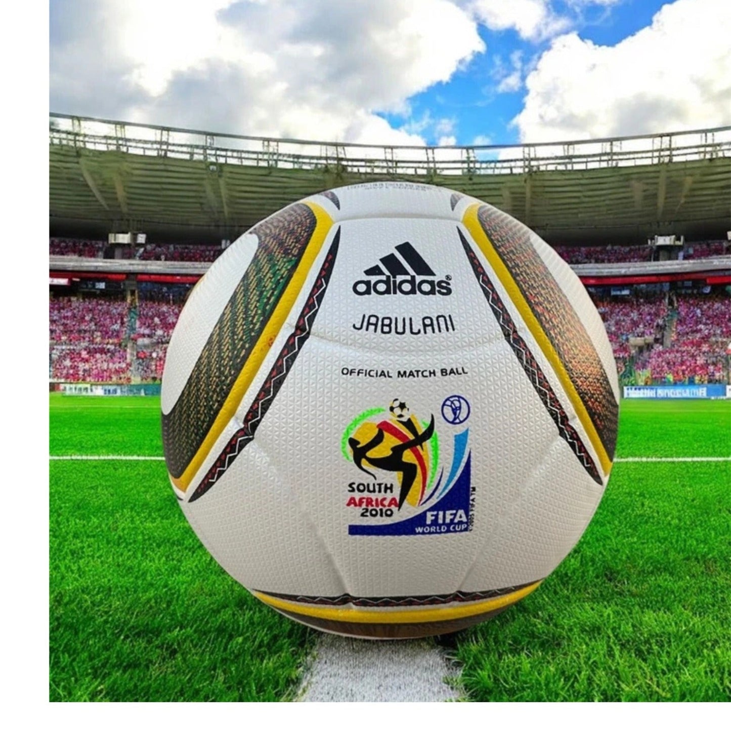 Adidas Jabulani Official Match Ball – FIFA 2010 World Cup Football | Size 5