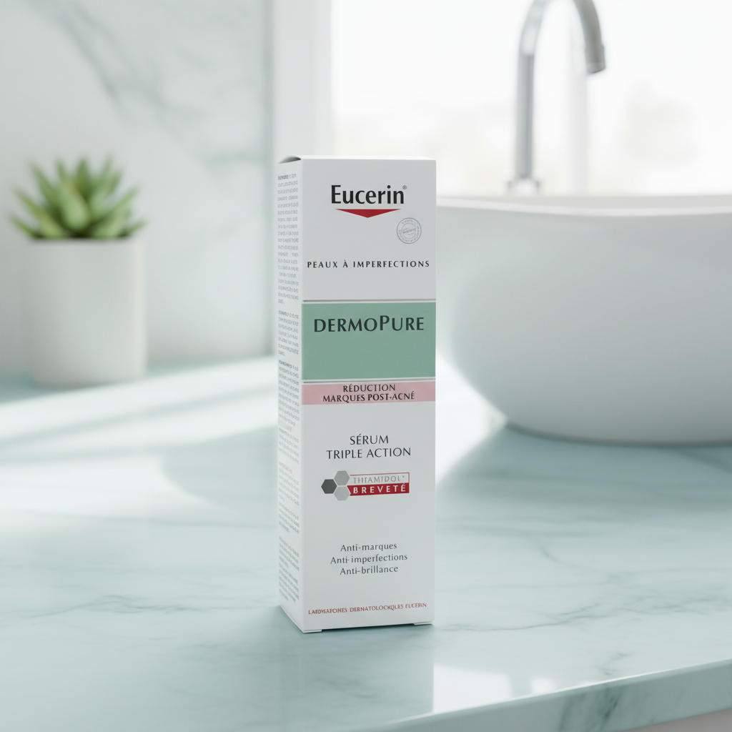 Eucerin DermoPure Triple Action Serum 40ml – Acne & Dark Spot Treatment Serum