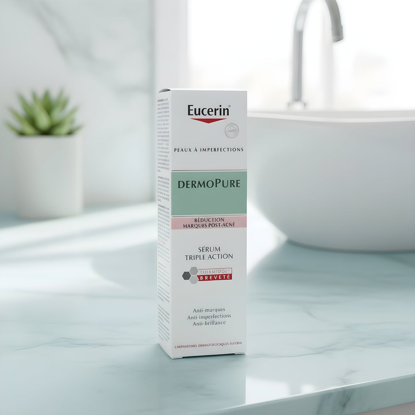 Eucerin DermoPure Triple Action Serum 40ml – Acne & Dark Spot Treatment Serum