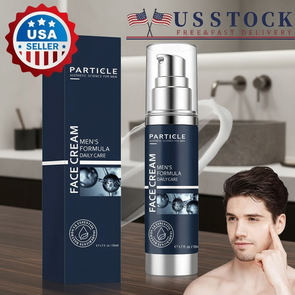 Particle Face Cream For Men 6-In-1 Anti Aging Cream Fights Eye Bags Dark Spots