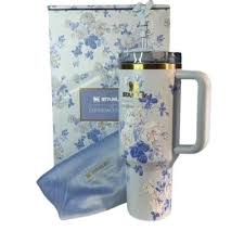 Stanley x LoveShackFancy Limited Edition 40oz Quencher | Rosa Beaux Blue