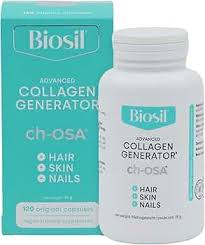 BioSil Advanced Collagen Generator with ch-OSA | Hair, Skin & Nails | 120 Capsules