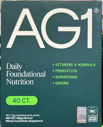 AG1 Daily Nutrition Formula – Advanced Greens Supplement (40 Count)