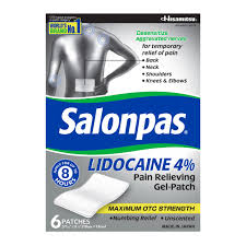 Salonpas Gel-Patch for Back, Neck, Shoulder & Knee Pain - 6 Count