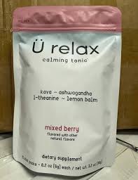 U Relax Anti-Anxiety & Calming Drink Mix | Mixed Berry - 15 Pack