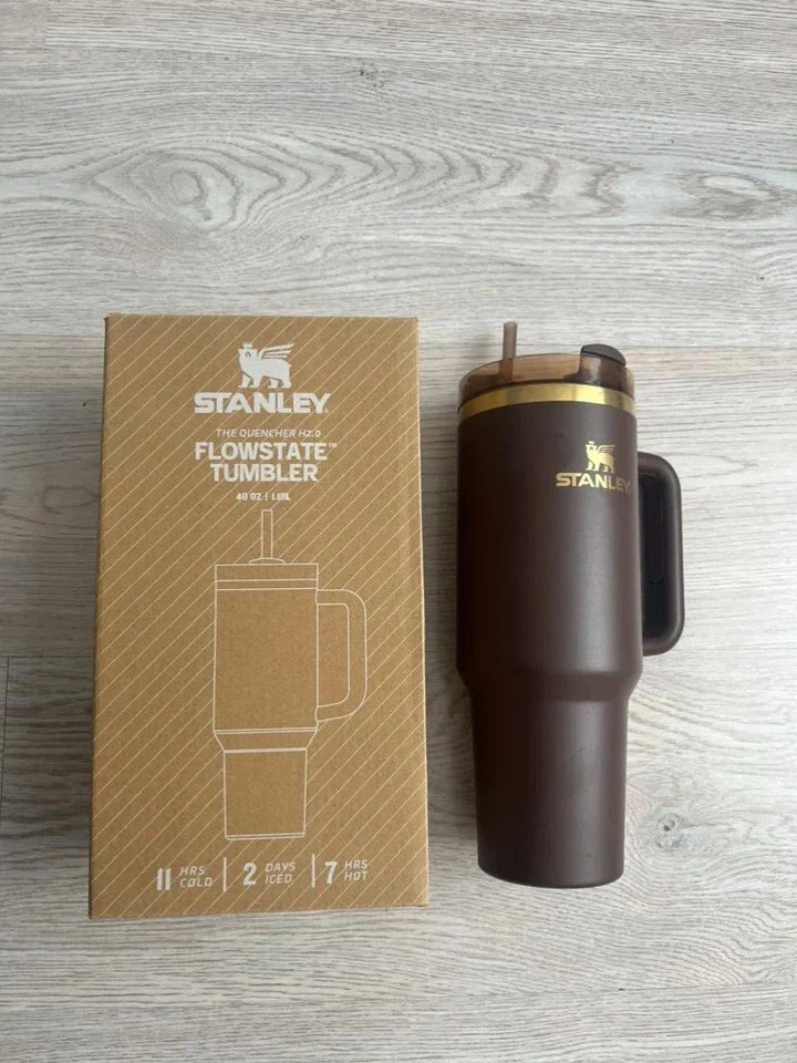 Stanley 40oz Quencher H2.0 FlowState Tumbler - Chocolate Gold (Limited Edition)