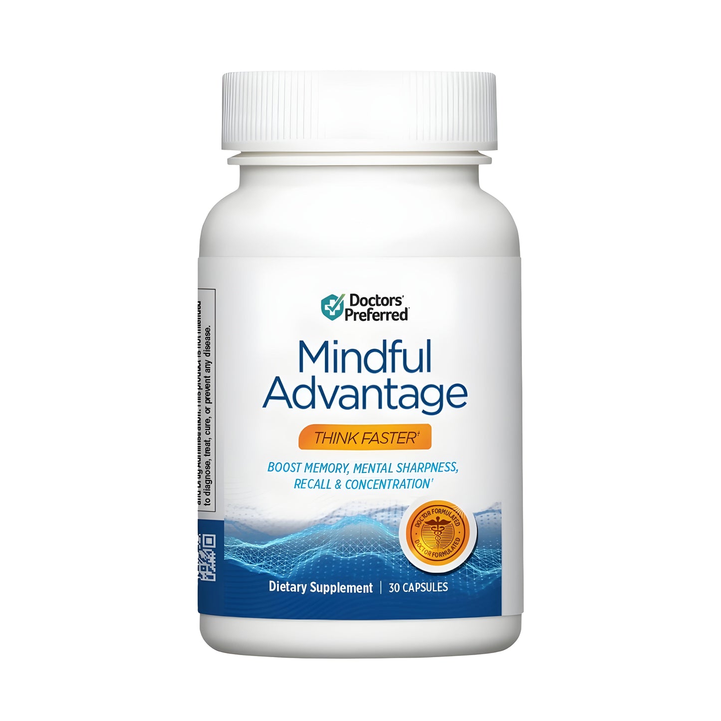 Doctors' Preferred Mindful Advantage Brain Supplement,30 Capsules with Sensoril Ashwagandha