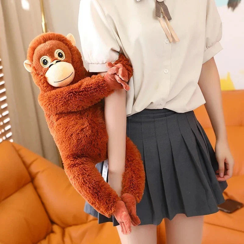 IKEA DJUNGELSKOG Punch Monkey Plush Toy Large – Soft Orangutan Stuffed Animal